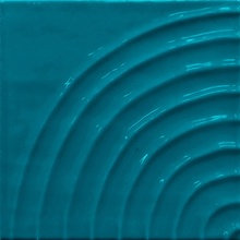 Self Flow С000609189 1212SEFLRETEGL_FlowTealReelGlossy12,5*12,5 azulejo de parede 12,5x12,5 cm, Itália, monocromático - foto 1 - foto 1