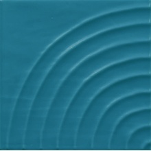 Self Flow С000609192 1212SEFLTEREM_FlowTealReelMatt12,5*12,5 azulejo de parede 12,5x12,5 cm, Itália, monocromático - foto 1 - foto 1