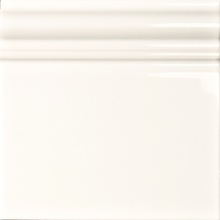Self Victorian clu-005 глянцевый, белый rodapé 15x15 cm, Itália - foto 1 - foto 1