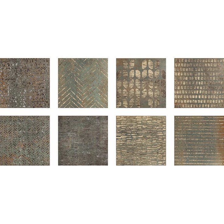 Serenissima Costruire С000631869 1086724_LamieraMixS/8Verde25x25 Decor 25x25 cm, Italy, metal - photo 1 Serenissima Costruire С000631869 1086724_LamieraMixS/8Verde25x25 Decor 25x25 cm, Italy, metal - photo 1