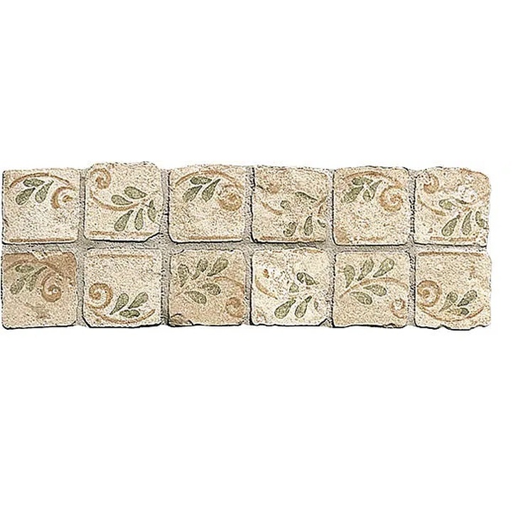 Settecento Azteca С000065644 B6003-_Fasciaebsureteavorio Mosaic 10x32,7 cm, Italy, other types of stone - photo 1 Settecento Azteca С000065644 B6003-_Fasciaebsureteavorio Mosaic 10x32,7 cm, Italy, other types of stone - photo 1