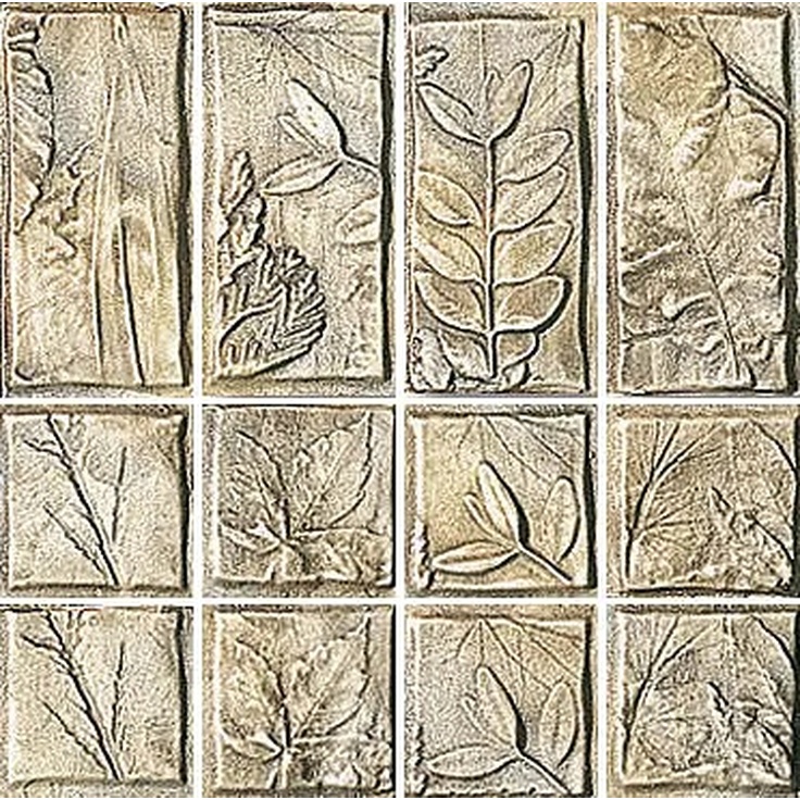 Settecento Azteca С000065655 B6034-_Decoroseteznabbruno5*5E5*10(12Pz) Mozaika 20x20 cm, Itálie, další druhy kamene - fotografie 1 Settecento Azteca С000065655 B6034-_Decoroseteznabbruno5*5E5*10(12Pz) Mozaika 20x20 cm, Itálie, další druhy kamene - fotografie 1