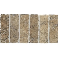Settecento Azteca С000065535 B6544-_Grecamosaicobrunosurete Mozaïek 16,3x32,7 cm, Italië, andere soorten steen - foto 1 - foto 1