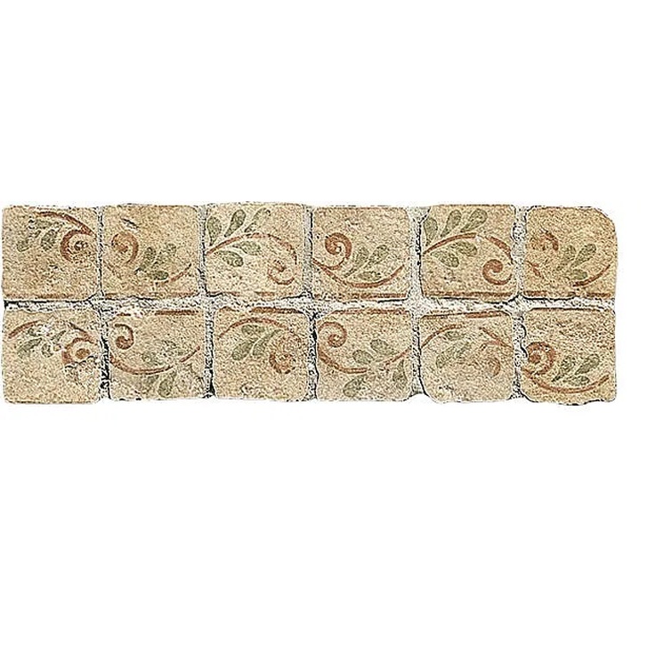 Settecento Azteca С000065645 B6007-_Fasciaebsuretesabbia Mosaico 10x32,7 cm, Itália, outros tipos de pedra - foto 1 Settecento Azteca С000065645 B6007-_Fasciaebsuretesabbia Mosaico 10x32,7 cm, Itália, outros tipos de pedra - foto 1