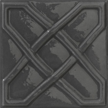 Settecento Chelsea С000266544 305N4-_DecoroSquareChelseaCharcoal_15*15 Sisustus 15x15 cm, Italia - kuva 1 - kuva 1