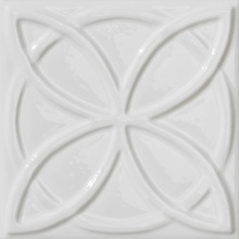 Settecento Chelsea С000266534 305M0-_DecoroCircusChelseaPureWhite_15*15 Sisustus 15x15 cm, Italia - kuva 1 - kuva 1