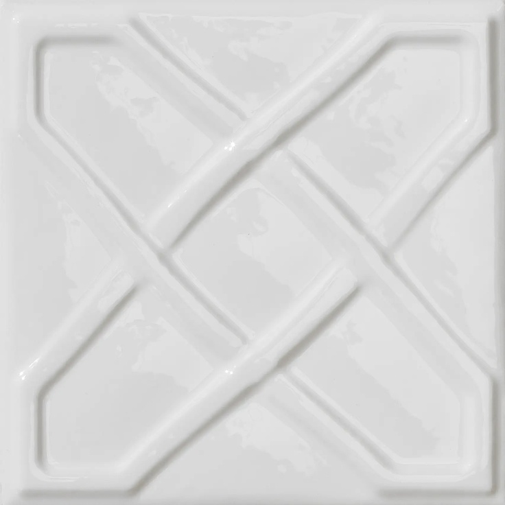 Settecento Chelsea С000266540 305N0-_DecoroSquareChelseaPureWhite_15*15 Decor 15x15 cm, Italy - photo 1 Settecento Chelsea С000266540 305N0-_DecoroSquareChelseaPureWhite_15*15 Decor 15x15 cm, Italy - photo 1
