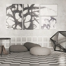 Settecento Crayons 7,5x30 см, ceramic, Italy, monochrome - interior photo 1 - 2 Settecento Crayons 7,5x30 см, ceramic, Italy, monochrome - interior photo 1 - photo 2