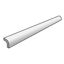 Settecento Crayons С000330672 16799-_CrayonsQuarterRoundIvory_1,2*30 Profiel 1,2x30 cm, Italië - foto 1 - foto 1