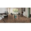 Settecento Gallery 48x48 см, glazed porcelain stoneware, Italy, wood look - interior photo 2