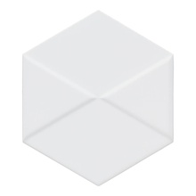Settecento Outfit С000549509 167121_OutfitEsagonaMattWhite15,5*17,8 veggflis 15,5x17,8 cm, Italia, monokrom - foto 1 - foto 1