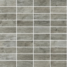 Settecento Plank С000297319 16171-_PlankMuretto2,9*7,6LodgeInkBlackHandFinish31,4*31,4 Мозаика 31,4x31,4 см, Италия, под дерево - фото 1 - фото 1