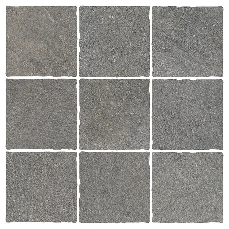 Settecento Proxi С000352238 13712-_ProxiTozzettoBurattatoGrigio_10*10 porcelain tile 10x10 cm, Italy, other types of stone - photo 1 Settecento Proxi С000352238 13712-_ProxiTozzettoBurattatoGrigio_10*10 porcelain tile 10x10 cm, Italy, other types of stone - photo 1