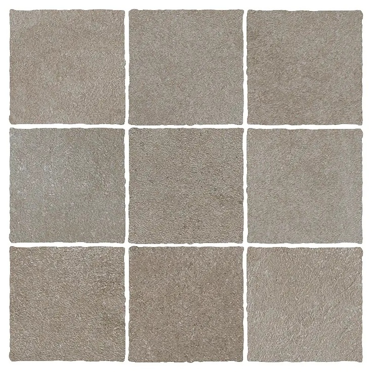 Settecento Proxi С000352239 13714-_ProxiTozzettoBurattatoTortora_10*10 porcelain tile 10x10 cm, Italy, other types of stone - photo 1 Settecento Proxi С000352239 13714-_ProxiTozzettoBurattatoTortora_10*10 porcelain tile 10x10 cm, Italy, other types of stone - photo 1