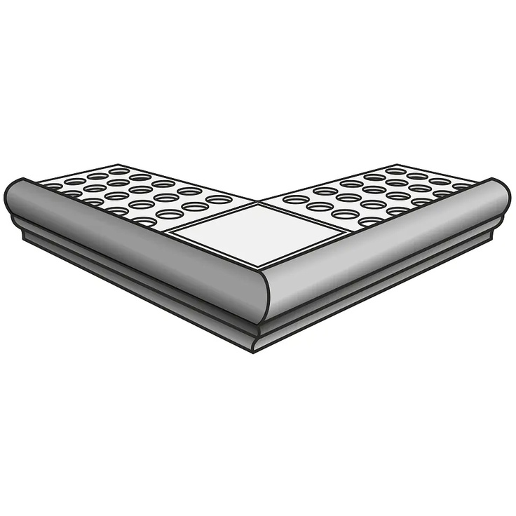 Settecento Proxi С000352259 13794-_ProxiTorelloPerAngolareConRete(2Pz)Tortora_5,5*32 Elemento especial 5,5x32 cm, Italia, otros tipos de piedra - foto 1 Settecento Proxi С000352259 13794-_ProxiTorelloPerAngolareConRete(2Pz)Tortora_5,5*32 Elemento especial 5,5x32 cm, Italia, otros tipos de piedra - foto 1