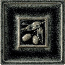 Settecento The Traditional Style С000059268 30573-_Insertoolivebasalt_15*15 Sisustus 15x15 cm, Italia, krakelointi - kuva 1 - kuva 1