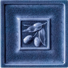 Settecento The Traditional Style С000059269 30575-_Insertoolivebluenavy_15*15 Sisustus 15x15 cm, Italia, krakelointi - kuva 1 - kuva 1