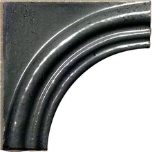 Settecento The Traditional Style 305A5 Basalt Girospecchio Special Element 15x15 cm, Italy - photo 1 - photo 1