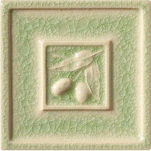 Settecento The Traditional Style 30571 Olive Hay Decoro Decor 15x15 cm, Italy - photo 1 - photo 1