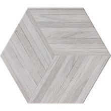 Settecento Wooddesign 146026 Blend White porcelain tile 40,9x47,2 cm, Italy, wood - photo 1 - photo 1