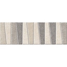 Sichenia Crema Luna 0198136 Tuscia Blend Matt Muretto Mosaico 20x60 cm, Itália, calcário - foto 1 - foto 1