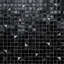 Sicis Coriandoli С000555412 Cor 301 Black/Aluminium-Platinum Mosaik 29,5x29,5 cm, Italien - Foto 1 - Foto 1