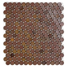 Sicis Neoglass С000528337 NG Milk Chocolate Barrels Mozaik 27,6x29,4 cm, Italien, med perlemor - foto 1 - foto 1