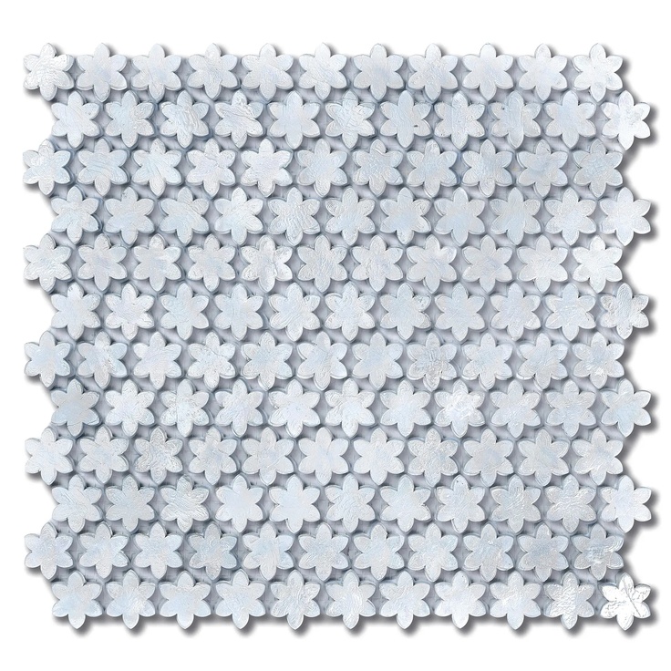 Sicis Petites Fleurs С000528377 F16 Forget Me Not Mosaic 29,3x31,6 cm, Italy, pearl - photo 1 Sicis Petites Fleurs С000528377 F16 Forget Me Not Mosaic 29,3x31,6 cm, Italy, pearl - photo 1