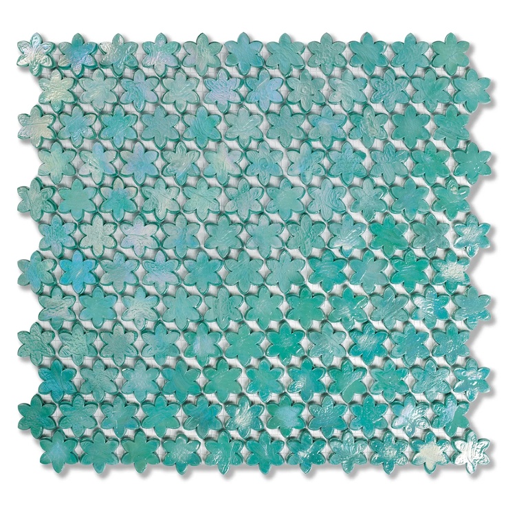 Sicis Petites Fleurs С000528374 F13 Water Lily Mosaic 29,3x31,6 cm, Italy, pearl-look - photo 1 Sicis Petites Fleurs С000528374 F13 Water Lily Mosaic 29,3x31,6 cm, Italy, pearl-look - photo 1