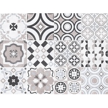 Sintesi Flow С000397913 FLOW 20x20 MIX TREND DEC_PF00011795 gres porcelánový 20x20 cm, Itálie, imitace hydraulické dlaždice - fotografie 1 - foto 1