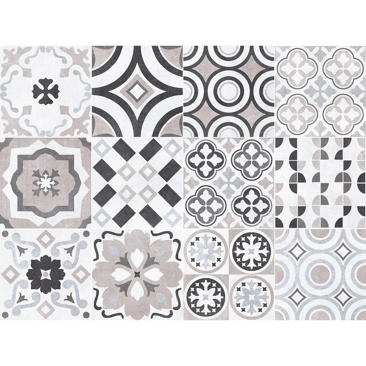 Sintesi Flow С000397913 FLOW 20x20 MIX TREND DEC_PF00011795 porcelain tile 20x20 cm, Italy, hydraulic tile imitation - photo 1 Sintesi Flow С000397913 FLOW 20x20 MIX TREND DEC_PF00011795 porcelain tile 20x20 cm, Italy, hydraulic tile imitation - photo 1