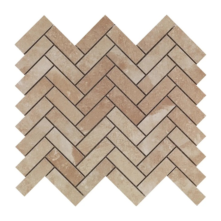 Sintesi Salt Stone С000546849 PF00018272_SaltStone300TerraChevron Mosaic 30x30 cm, Italy, other types of stone - photo 1 Sintesi Salt Stone С000546849 PF00018272_SaltStone300TerraChevron Mosaic 30x30 cm, Italy, other types of stone - photo 1
