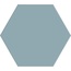 Terratinta Hexa С000631832 TTHXF19N_AzureMistHexagon14X16 Feinsteinzeug 14x16 cm, Italien - Foto 1