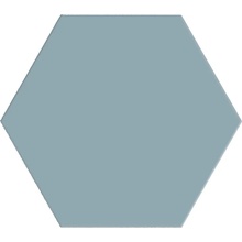 Terratinta Hexa С000631832 TTHXF19N_AzureMistHexagon14X16 keramisk granitt 14x16 cm, Italia, monokrom - foto 1 - foto 1