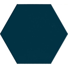 Terratinta Hexa С000631822 TTHXF12N_DeepNavyHexagon14X16 keramisk granitt 14x16 cm, Italia, monokrom - foto 1 - foto 1
