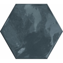 Terratinta Hexa С000382292 TTHXW08G_OceanWaveHexagon17,3X15 keramisk granitt 15x17,3 cm, Italia, monokrom - foto 1 - foto 1