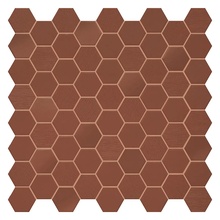 Terratinta Hexa С000631802 TTHX15MHMIX_RustyRedMosaic31,6X31,6 Mozaikk 31,6x31,6 cm, Italia, monokrom - foto 1 - foto 1