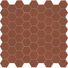 Terratinta Hexa С000631801 TTHX13MHN_RustyRedMosaic31,6X31,6 Mozaikk 31,6x31,6 cm, Italia, monokrom - foto 1 - foto 1