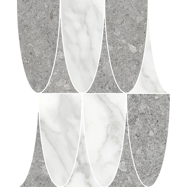 Terratinta Vicentina С000514812 TTVICEMELPS__ellipse_matt/Honed Mosaic 31,8x39 cm, Italy, limestone - photo 1 Terratinta Vicentina С000514812 TTVICEMELPS__ellipse_matt/Honed Mosaic 31,8x39 cm, Italy, limestone - photo 1