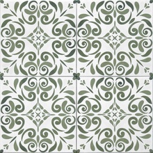 Tonalite Aquarel AQU/VEG.VE Decoro Vega Verde Decoração 15x15 cm, Itália - foto 1 - foto 1