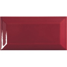 Tonalite Diamante С000389092 77562_TavellaDiamanteBordeaux vægflise 7,5x15 cm, Italien, monokrom - foto 1 - foto 1