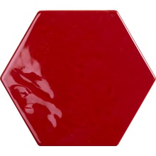 Tonalite Exabright 6525 Esagona Rosso azulejo de parede 15,3x17,5 cm, Itália, nenhum - foto 1 - foto 1