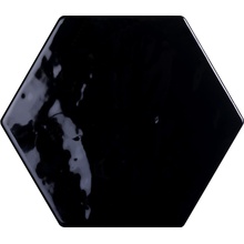 Tonalite Exabright 6530 Esagona Nero azulejo de parede 15,3x17,5 cm, Itália, nenhum - foto 1 - foto 1