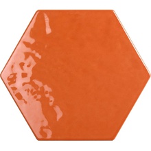 Tonalite Exabright 6549 Esagona Arancio azulejo de parede 15,3x17,5 cm, Itália, nenhum - foto 1 - foto 1