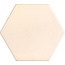 Tonalite Examatt С000300007 6425_EsagonaAvorio porcelain tile 15x17,1 cm, Italy, monochrome - photo 1