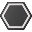 Tonalite Examatt С000300014 D/EXA.NE_DecoroExatargetNero porcelain tile 15x17,1 cm, Italy - photo 1