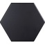 Tonalite Examatt С000300003 6415_EsagonaNero porcelain tile 15x17,1 cm, Italy, monochrome - photo 1
