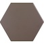 Tonalite Examatt С000300002 6408_EsagonaTabaccoMatt porcelain tile 15x17,1 cm, Italy, monochrome - photo 1