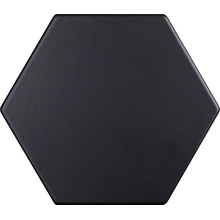 Tonalite Examatt С000300003 6415_EsagonaNero keramisk granitt 15x17,1 cm, Italia, monokrom - foto 1 - foto 1