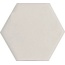 Tonalite Geomat С000339664 HEX1670_HexagonTalco porcelænsflise 6,2x7 cm, Italien, monokrom - foto 1